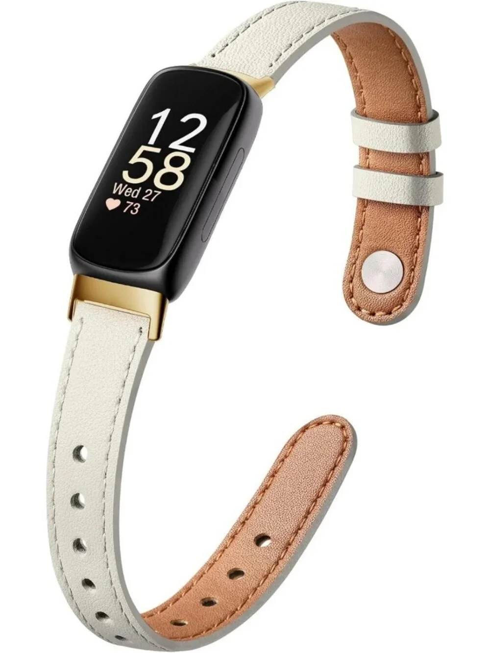 Sleek Adjustable Leather Band for Fitbit Inspire 3 | Sporty Replacement Straps